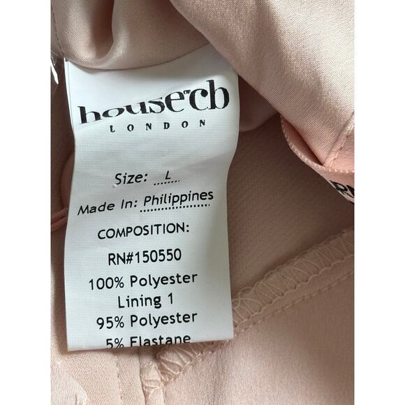 House of CB Charmaine Maxi Dress Blush Pink Size Large NWT - Picture 9 of 10